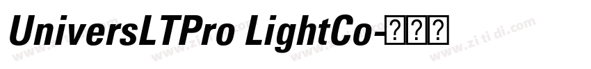 UniversLTPro LightCo字体转换 UniversLTPro LightCo字体转换